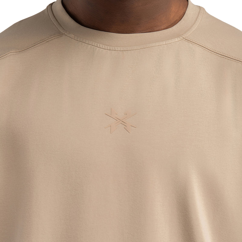 Identity Oversized Tee - Cement